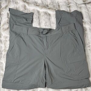 REI gray convertible hiking pants size 14